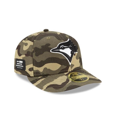 Toronto Blue Jays Gorra | New Era MLB Armed Forces Weekend Low Profile 59fifty Fitted Cap Mexico - Verdes